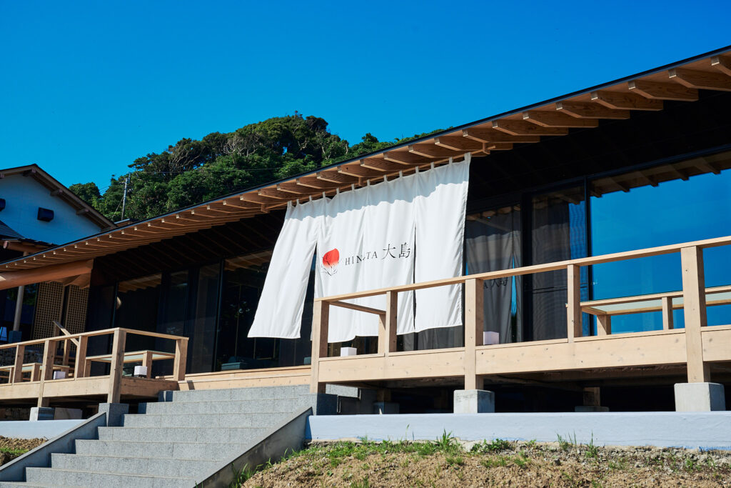 無人島・大島に開業した『HINATA大島』